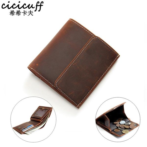 wallets genuine leather men's bifold purse vintage crazy horse change with coin pocket male short wallet billfold, Red;black
wallets genuine leather men's bifold purse vintage crazy horse change with coin pocket male short wallet billfold, Red;black