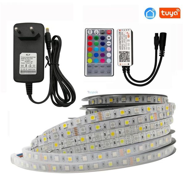 strips tuya rgbw led strip set 60led/m tape dc12v ip30/ip65/ip67+ smart life wifi controller + power adapter dc smd
strips tuya rgbw led strip set 60led/m tape dc12v ip30/ip65/ip67+ smart life wifi controller + power adapter dc smd