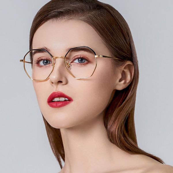 fashion sunglasses frames titanium vintage glasses frame women men optical polygon eyeglasses myopia prescription spectacle clear eyewear oc, Black
fashion sunglasses frames titanium vintage glasses frame women men optical polygon eyeglasses myopia prescription spectacle clear eyewear oc, Black