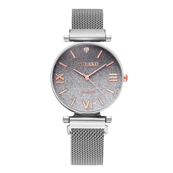 rose gold women watch 2021 magnetic starry sky lady wrist gradient rainbow mesh female clock wristwatches, Slivery;brown
rose gold women watch 2021 magnetic starry sky lady wrist gradient rainbow mesh female clock wristwatches, Slivery;brown