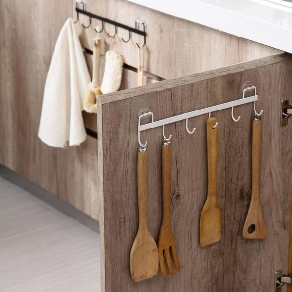 hooks & rails iron wall hook hanger key holder strong adhesive storage shelf rack kitchen tools bathroom accessories 6hooks
hooks & rails iron wall hook hanger key holder strong adhesive storage shelf rack kitchen tools bathroom accessories 6hooks
