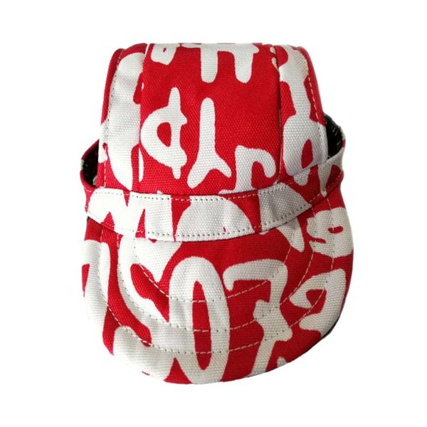 dog sports hat pet canvas baseball cap visor with ear holes for small size (red letters) apparel
dog sports hat pet canvas baseball cap visor with ear holes for small size (red letters) apparel
