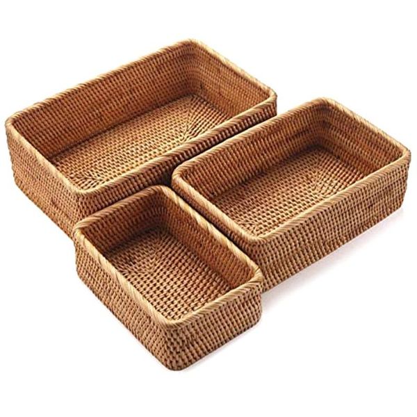 storage baskets natural rattan baskets, rectangular woven fruit wicker decoration and organizer (set of 3)
storage baskets natural rattan baskets, rectangular woven fruit wicker decoration and organizer (set of 3)