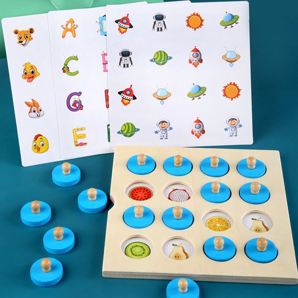 Montessori Geheugen Schaakspel 3D Houten Puzzel Board Logic Speelgoed Interactie Vroeg Leren Educatief Speelgoed Voor Kinderen K
Montessori Geheugen Schaakspel 3D Houten Puzzel Board Logic Speelgoed Interactie Vroeg Leren Educatief Speelgoed Voor Kinderen K