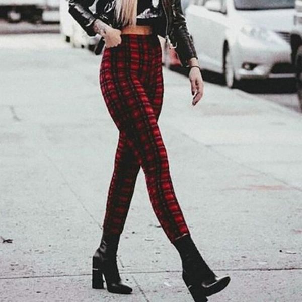 women's pants & capris jaycosin fashion lattice high waist elastic small leg casual trousers plaid sweatpant women, Black;white
women's pants & capris jaycosin fashion lattice high waist elastic small leg casual trousers plaid sweatpant women, Black;white