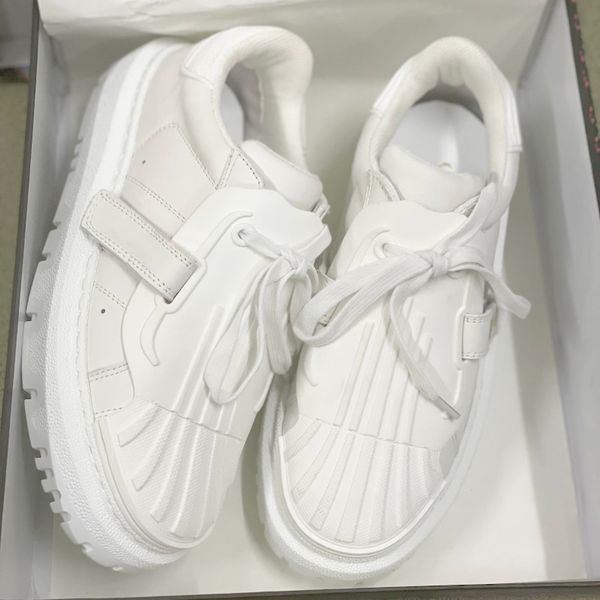 women designer id sneaker white genuine leather casual shoes green calfskin rubber sneakers platform trainers with box, Black
women designer id sneaker white genuine leather casual shoes green calfskin rubber sneakers platform trainers with box, Black