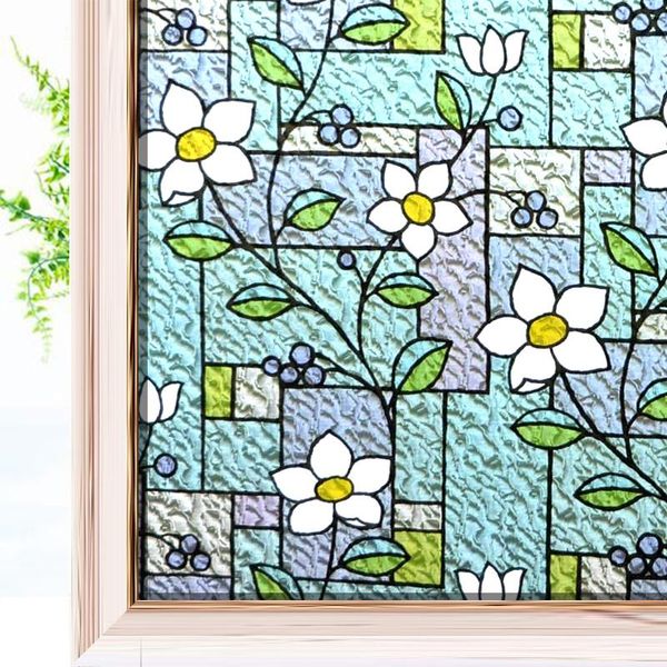 window stickers stained glass film color flower pattern privacy sticker decorative anti-uv non adhesive for home
window stickers stained glass film color flower pattern privacy sticker decorative anti-uv non adhesive for home