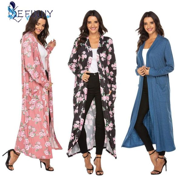 women plus size open front long cardigan solid color printed lightweight duster sleeve fall maxi jacket s-2xl women's jackets, Black;brown
women plus size open front long cardigan solid color printed lightweight duster sleeve fall maxi jacket s-2xl women's jackets, Black;brown