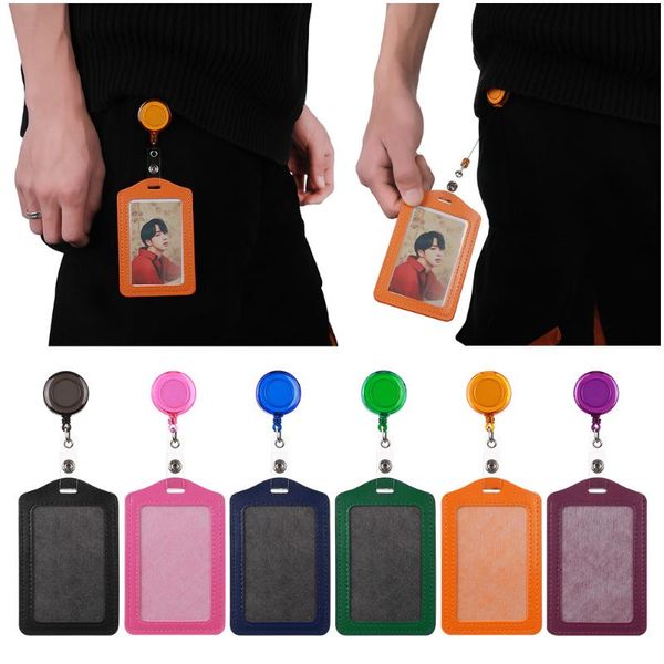 card holders 1pc portable no zipper safety bank bus id identity office supplies badge with retractable reel, Brown;gray
card holders 1pc portable no zipper safety bank bus id identity office supplies badge with retractable reel, Brown;gray