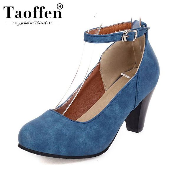 dress shoes taoffen 4 color plus size 33-48 women pumps office ladies party round toe high heel spring wedding footwear, Black
dress shoes taoffen 4 color plus size 33-48 women pumps office ladies party round toe high heel spring wedding footwear, Black