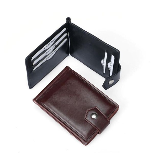 card holders slim pu leather id/ holder bifold front pocket wallet business hasp retro bank thin mini cards purse, Brown;gray
card holders slim pu leather id/ holder bifold front pocket wallet business hasp retro bank thin mini cards purse, Brown;gray
