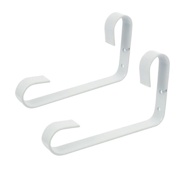 hooks & rails 2pcs hanging plant bracket simple iron rack flowerpot hook garden decor
hooks & rails 2pcs hanging plant bracket simple iron rack flowerpot hook garden decor