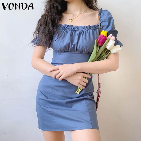 dresses a-line puff sleeve mini dress 2021 vonda bohemian summer sundress beach holiday vestidos femininas plus size, Black;gray
dresses a-line puff sleeve mini dress 2021 vonda bohemian summer sundress beach holiday vestidos femininas plus size, Black;gray