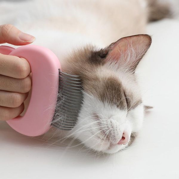 portable pet massage brush cat grooming shedding clean comb manual removal shell-shaped handle loose hair tool dog
portable pet massage brush cat grooming shedding clean comb manual removal shell-shaped handle loose hair tool dog