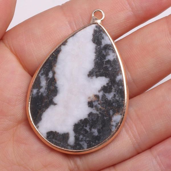 charms selling 2021 natural semi-precious stone pendant drop shaped bound jewelry for making diy necklace accessories size 30x45mm, Bronze;silver
charms selling 2021 natural semi-precious stone pendant drop shaped bound jewelry for making diy necklace accessories size 30x45mm, Bronze;silver