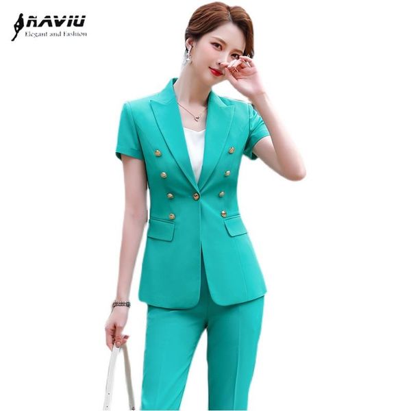 women's two piece pants high end suits women 2021 fashion temperament thin white short sleeve business slim blazer and office ladies wo
women's two piece pants high end suits women 2021 fashion temperament thin white short sleeve business slim blazer and office ladies wo