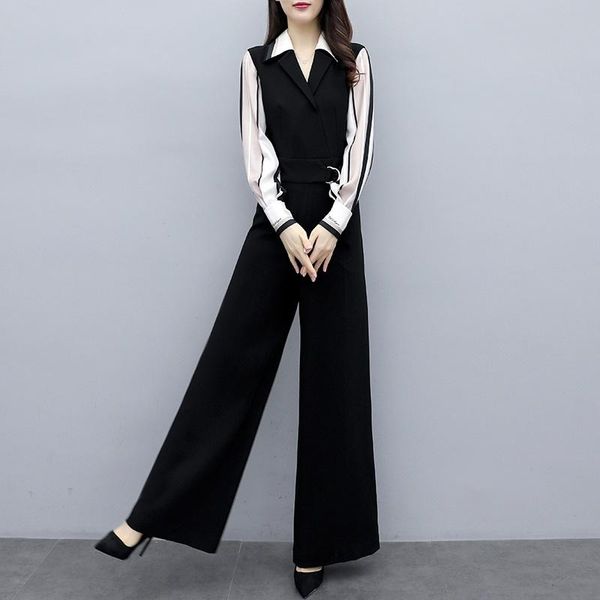 korean jumpsuit wide leg pants high waist jumpsuits office ladie combinaison femme pantsuit feminino overalls female 20400 women's & ro, Black;white
korean jumpsuit wide leg pants high waist jumpsuits office ladie combinaison femme pantsuit feminino overalls female 20400 women's & ro, Black;white