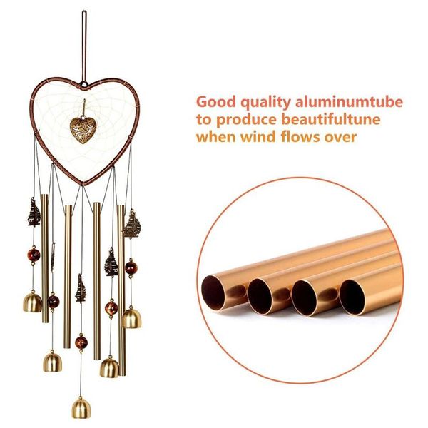 decorative objects & figurines heart wind chimes outdoor indoor catcher metal bell for garden patio wall hanging decor
decorative objects & figurines heart wind chimes outdoor indoor catcher metal bell for garden patio wall hanging decor