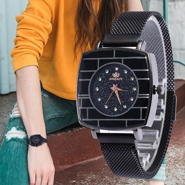 wristwatches wj-7872 square women watches starry sky luxury fashion diamond ladies magnet watch female quartz wristwatch relogio, Slivery;brown
wristwatches wj-7872 square women watches starry sky luxury fashion diamond ladies magnet watch female quartz wristwatch relogio, Slivery;brown