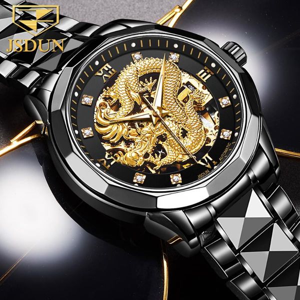 wristwatches jsdun men's gold hollow automatic watch luxury mechanical stainless steel waterproof relogio masculino 8840, Slivery;brown
wristwatches jsdun men's gold hollow automatic watch luxury mechanical stainless steel waterproof relogio masculino 8840, Slivery;brown