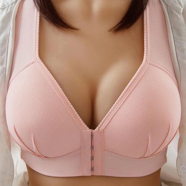 bras plus size push up bra front closure solid color brassiere wire bralette seamless for women, Red;black
bras plus size push up bra front closure solid color brassiere wire bralette seamless for women, Red;black
