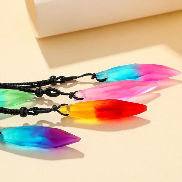 pendant necklaces wood resin necklace handmade vintage black long rope jewelry gifts colored creative chain, Silver
pendant necklaces wood resin necklace handmade vintage black long rope jewelry gifts colored creative chain, Silver