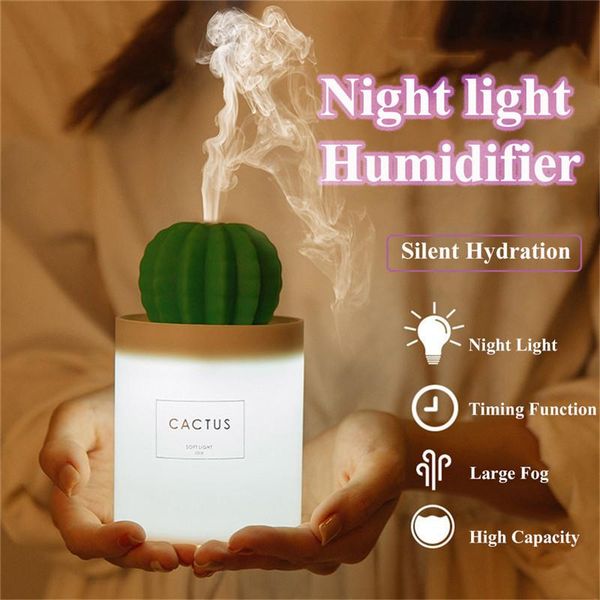 essential oils diffusers 280ml air humidifier led light cactus ultrasonic aroma oil diffuser for home car usb mini with night
essential oils diffusers 280ml air humidifier led light cactus ultrasonic aroma oil diffuser for home car usb mini with night