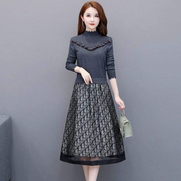 casual dresses autumn winter women knitted dress ladies slim long sleeve elegant party pullovers female fashion sweater x350, Black;gray
casual dresses autumn winter women knitted dress ladies slim long sleeve elegant party pullovers female fashion sweater x350, Black;gray