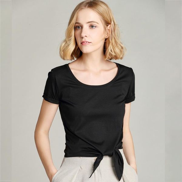 100% cotton women's t-shirt2021short summer loose scoop pure white t-shirt
100% cotton women's t-shirt2021short summer loose scoop pure white t-shirt