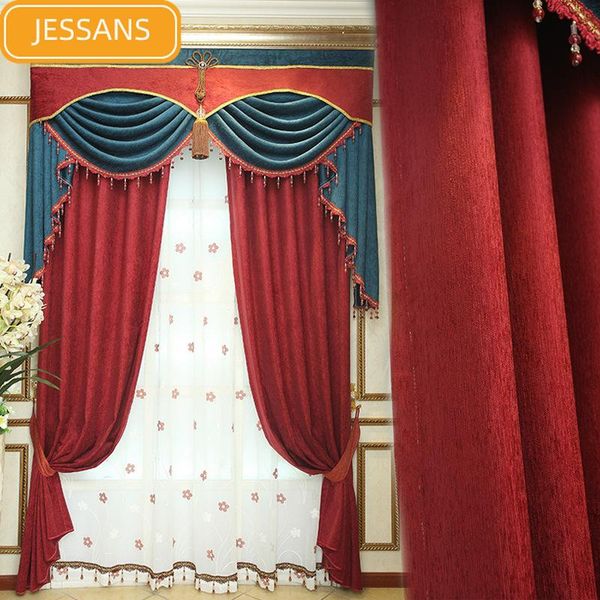 european-style high-end thick chenille curtains luxury blackout for living room bedroom floor-to-ceiling windows curtain & drapes
european-style high-end thick chenille curtains luxury blackout for living room bedroom floor-to-ceiling windows curtain & drapes