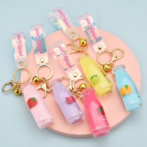 keychains creative cute strawberry keychain simulation fruits floating moving liquid quicksand keyring for women bag pendant keyfob, Silver
keychains creative cute strawberry keychain simulation fruits floating moving liquid quicksand keyring for women bag pendant keyfob, Silver