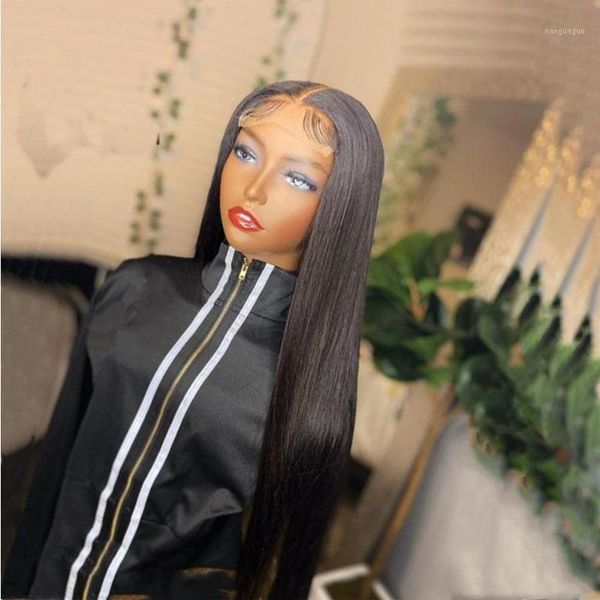 natural black color long silky straight lace front synthetic wigs hairline with baby hair for women cosplay wig1
natural black color long silky straight lace front synthetic wigs hairline with baby hair for women cosplay wig1
