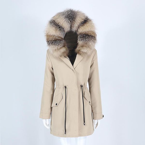 women's fur & faux menina bonita 2021 waterproof long parka real coat winter jacket women natural collar hooded warm detachable, Black
women's fur & faux menina bonita 2021 waterproof long parka real coat winter jacket women natural collar hooded warm detachable, Black