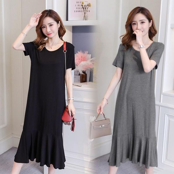 15035# maternity clothes summer cotton short sleeves loose stylish solid color dress pregnant women mom dresses, White
15035# maternity clothes summer cotton short sleeves loose stylish solid color dress pregnant women mom dresses, White