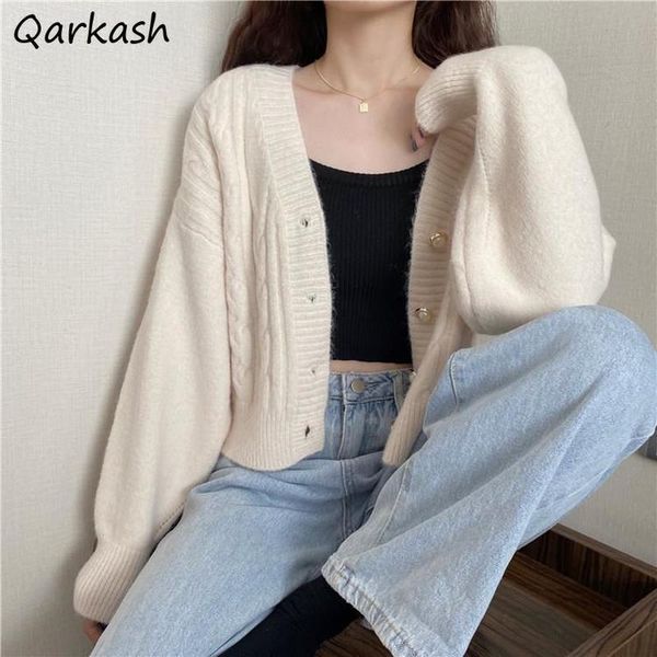 women's knits & tees cardigan women 5 colors single breasted vintage v-neck spring elegant ladies knitwear all-match simple pure basic, White
women's knits & tees cardigan women 5 colors single breasted vintage v-neck spring elegant ladies knitwear all-match simple pure basic, White