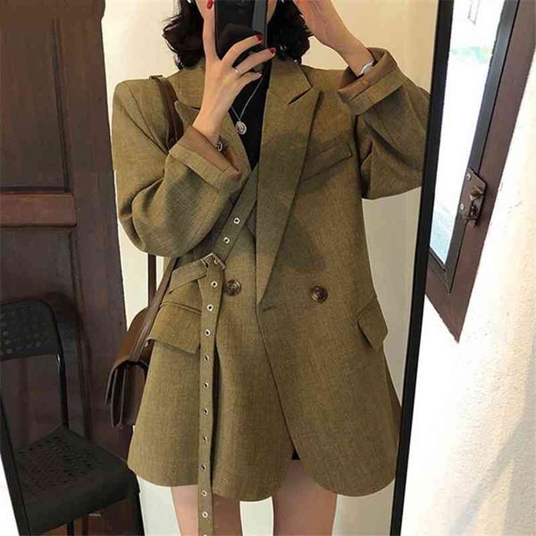 comeloffice stylish ladies notched collar korean women blazer autumn jacket casual pockets female suits coat femme 210515, White;black
comeloffice stylish ladies notched collar korean women blazer autumn jacket casual pockets female suits coat femme 210515, White;black