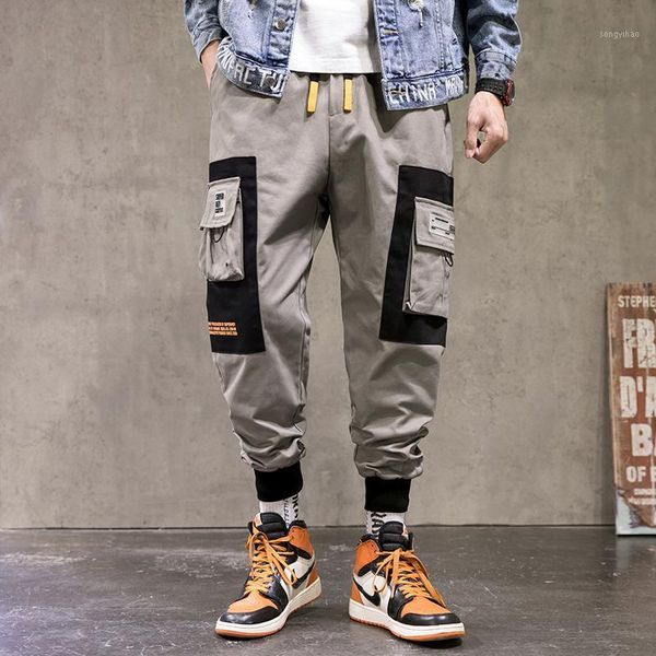 men's pants joggers men cargo pockets casual techwear male trousers sweatpants sport streetwear, Black
men's pants joggers men cargo pockets casual techwear male trousers sweatpants sport streetwear, Black