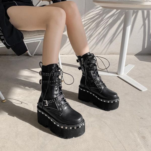boots fashion women rivet platform ladies causal black female lace up winter short booties woman thick heel shoes
boots fashion women rivet platform ladies causal black female lace up winter short booties woman thick heel shoes