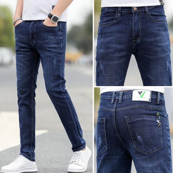 men's jeans 2021 dark blue self-cultivation four seasons full-length pants quality stretch denim
men's jeans 2021 dark blue self-cultivation four seasons full-length pants quality stretch denim