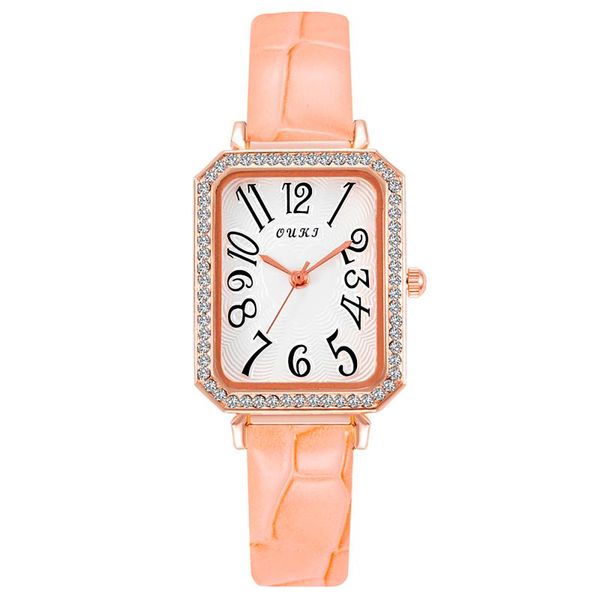 wristwatches ladies rhinestone bezel watch compact small square women simple business casual relogio feminino montre femme, Slivery;brown
wristwatches ladies rhinestone bezel watch compact small square women simple business casual relogio feminino montre femme, Slivery;brown