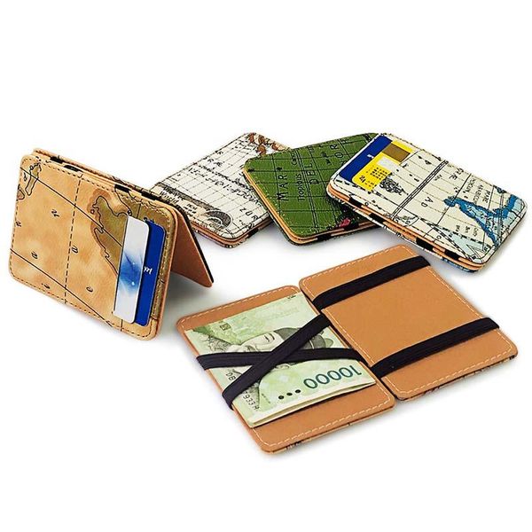 card holders 4 bits high quanlity pu leather case business holder men women bag design magic wallet, Brown;gray
card holders 4 bits high quanlity pu leather case business holder men women bag design magic wallet, Brown;gray