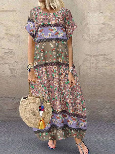 summer national dresses casual style printed round neck skirt cotton linen short sleeve slim women's dress, Black;gray
summer national dresses casual style printed round neck skirt cotton linen short sleeve slim women's dress, Black;gray