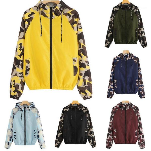 men's jackets women's stitching color coat drawstring hoodies zipper loose jacket wild, Black;brown
men's jackets women's stitching color coat drawstring hoodies zipper loose jacket wild, Black;brown