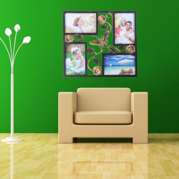 decorative 4 opening wall hanging po frame with flowers and vintage collage family picture frame(black) frames
decorative 4 opening wall hanging po frame with flowers and vintage collage family picture frame(black) frames