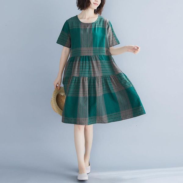 casual dresses summer plus size plaid women tunic vintage shirt dress green short sleeve midi ladies clothing tf8y, Black;gray
casual dresses summer plus size plaid women tunic vintage shirt dress green short sleeve midi ladies clothing tf8y, Black;gray