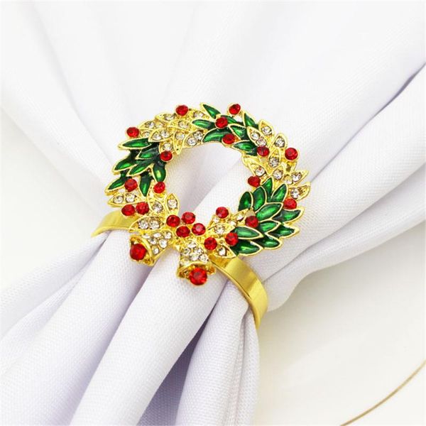 napkin rings 12pcs/metal garland diamond christmas ring table decoration western etiquette decorations
napkin rings 12pcs/metal garland diamond christmas ring table decoration western etiquette decorations