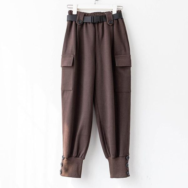 women's korean style wild loose harem pants herringbone buckle overalls sa252 & capris, Black;white
women's korean style wild loose harem pants herringbone buckle overalls sa252 & capris, Black;white