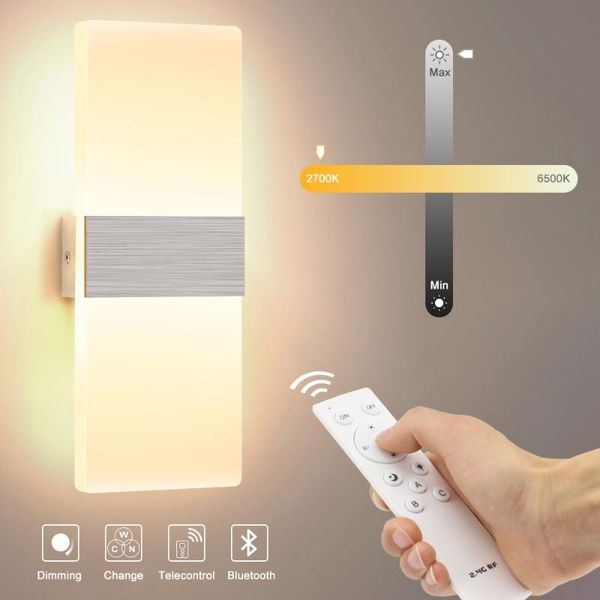 wall lamps 12w dimmable acrylic led lamp bluetooth wireless remote control bedside light living room bedroom decor sconce fixture
wall lamps 12w dimmable acrylic led lamp bluetooth wireless remote control bedside light living room bedroom decor sconce fixture