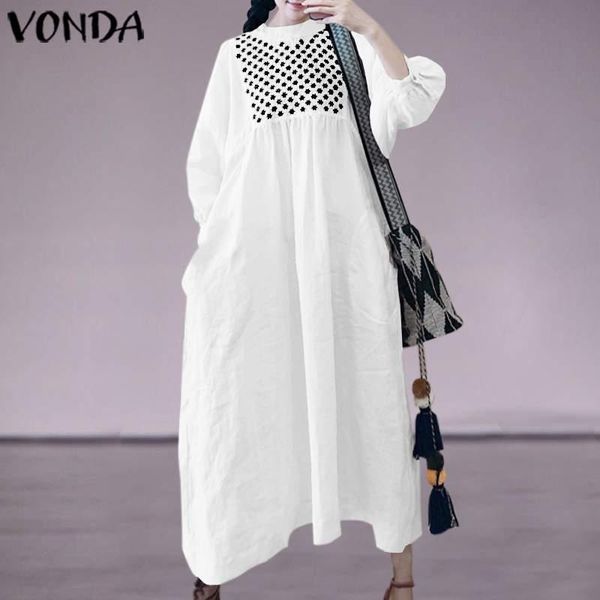 autumn long sleeve dress vintage 2021 vonda cotton linen sundres floral embroidery party vestidos casual robe dresses, Black;gray
autumn long sleeve dress vintage 2021 vonda cotton linen sundres floral embroidery party vestidos casual robe dresses, Black;gray