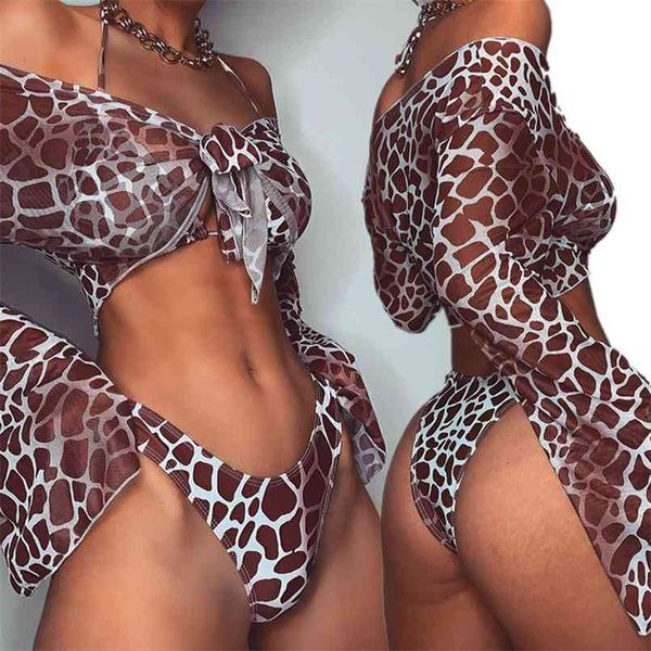 leopard swimsuit bikinis women summer beach bathing suit long sleeve sunscreen triangle bikini set 210722, White;black
leopard swimsuit bikinis women summer beach bathing suit long sleeve sunscreen triangle bikini set 210722, White;black